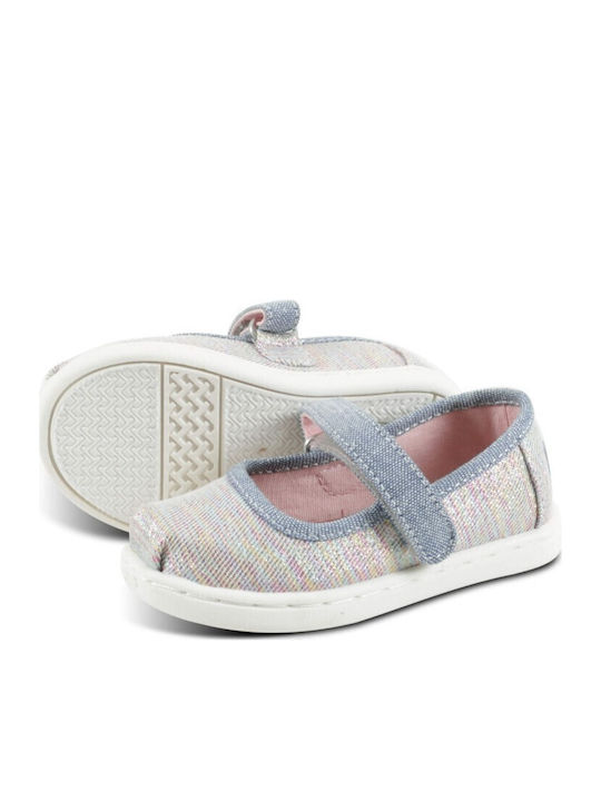 Kids Ballerinas Mary Jane with Hoop & Loop Closure Multicolour