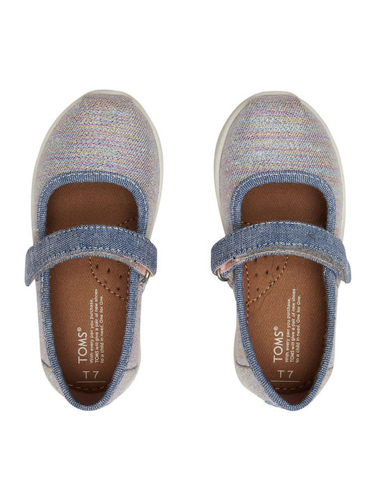 Kids Ballerinas Mary Jane with Hoop & Loop Closure Multicolour