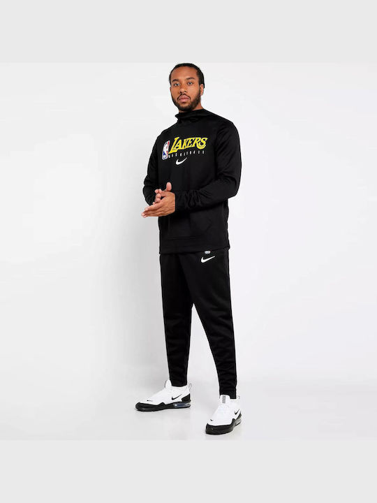 NBA Los Angeles Lakers Spotlight Herren-Sweatpants Futterautomat Dri-FIT mit Elastik Schwarz