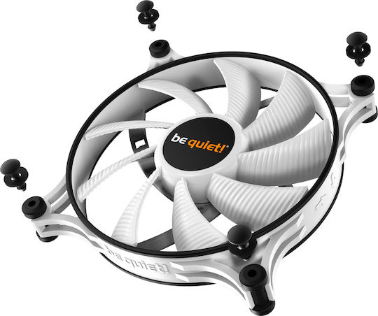 Be Quiet Shadow Wings 2 Case Fan 140mm 900rpm 49.8cfm Without LED Lighting and 3-Pin Connection White
