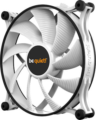 Be Quiet Shadow Wings 2 Ventilator Carcasă 140mm cu Conexiune 4-Pin PWM 1buc Alb