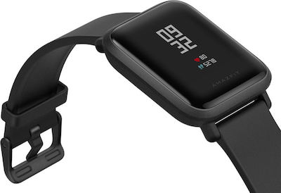 Amazfit Bip 39mm Smartwatch mit Pulsmesser (Schwarz)
