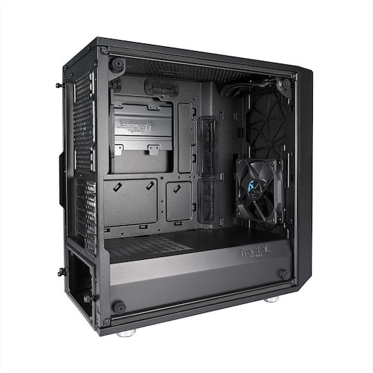 Fractal Design Meshify C Mini Dark Tempered Glass Midi Tower Κουτί Υπολογιστή με Πλαϊνό Παράθυρο Μαύρο