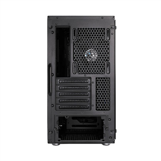 Fractal Design Meshify C Mini Dark Tempered Glass Midi Tower Κουτί Υπολογιστή με Πλαϊνό Παράθυρο Μαύρο