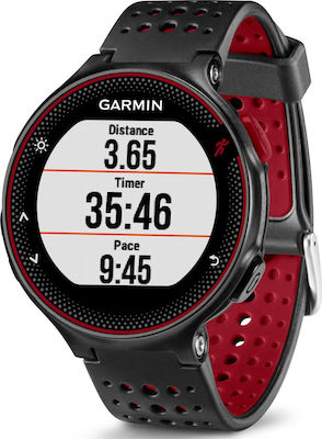 Garmin Forerunner 235 45mm Smartwatch με Παλμογράφο (Marsala)