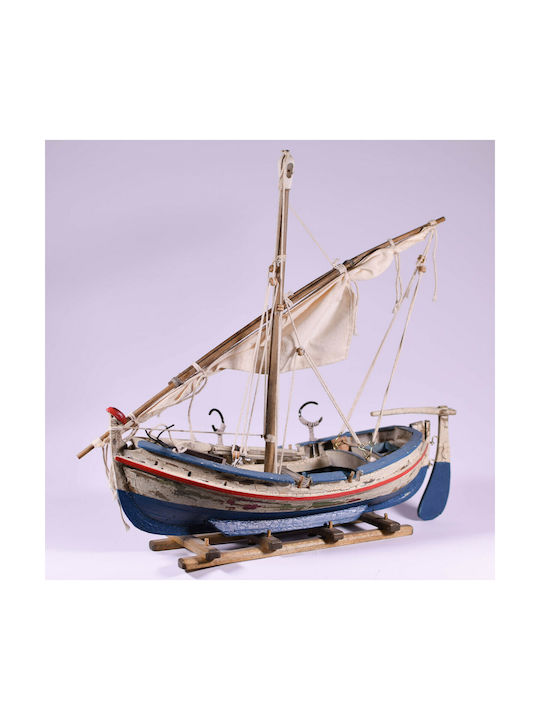Christmas Boat Fishboat Wooden 30x30cm