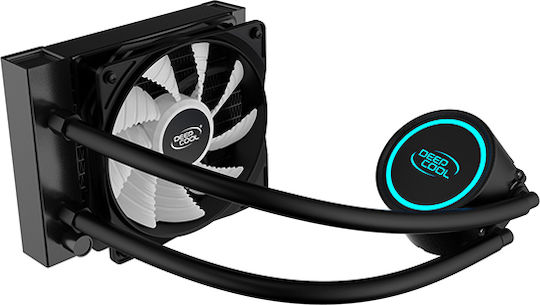 Deepcool Gammaxx L120T CPU Water Cooling Single Fan 120mm for Socket AM4/1200/115x with Red Lighting