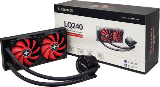 Xilence LiQuRizer LQ240 Υδρόψυξη AIO CPU με 2 Ανεμιστήρες 120mm