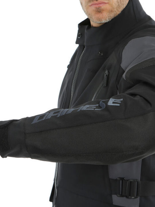 Dainese Tonale D-Dry Men's Motorcycle Jacket 4 Seasons Waterproof Black/Ebony/Black