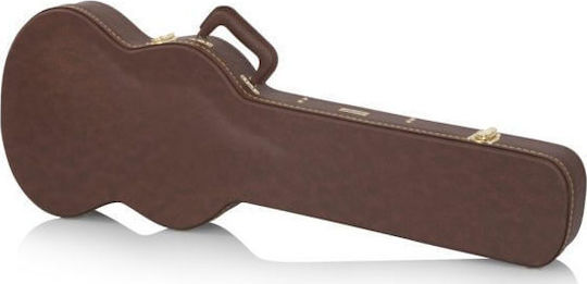 Gator Deluxe Wood Series Gibson SG Βαλίτσα Ηλεκτρικής Κιθάρας με Επένδυση Καφέ