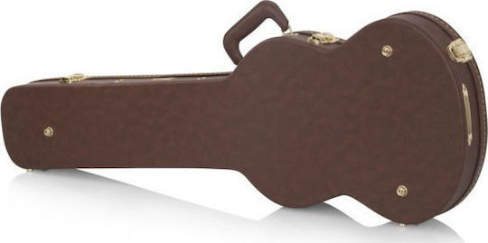 Gator Deluxe Wood Series Gibson SG Βαλίτσα Ηλεκτρικής Κιθάρας με Επένδυση Καφέ