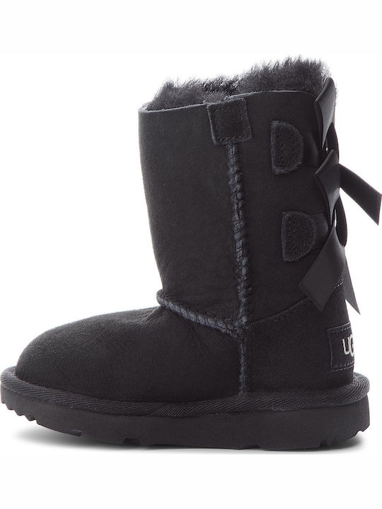 Bailey Suede Παιδικά Μποτάκια Μαύρα