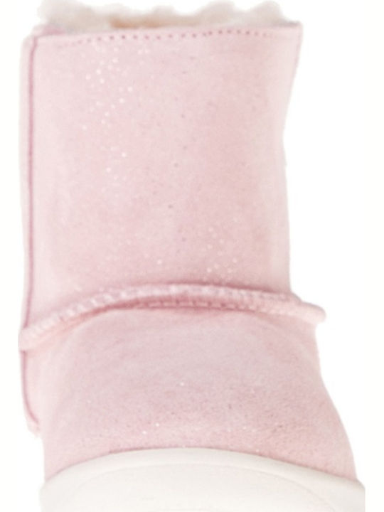 Keelan Sparkle Kinderstiefeletten mit Klettverschluss Rosa