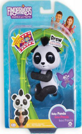 WowWee Fingerlings Glitter Baby Panda Für Mehrfach Alter 5+ (Verschiedene Designs/Sortimente von Designs)