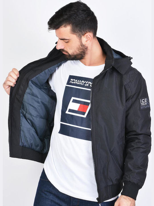 Μπουφάν Bomber Μαύρο