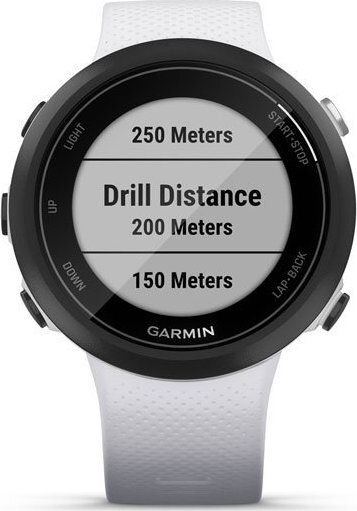 Garmin 42mm Waterproof Smartwatch with Heart Rate Monitor (Whitestone)