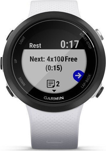 Garmin 42mm Waterproof Smartwatch with Heart Rate Monitor (Whitestone)