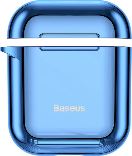Baseus Shining Husă Silicon în culoarea Albastru pentru Apple AirPods 1 / AirPods 2