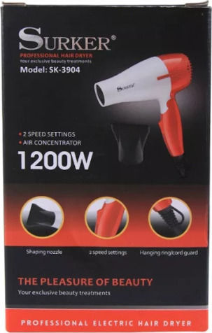 Surker Пътуване Сешоар 1200W SK-3904