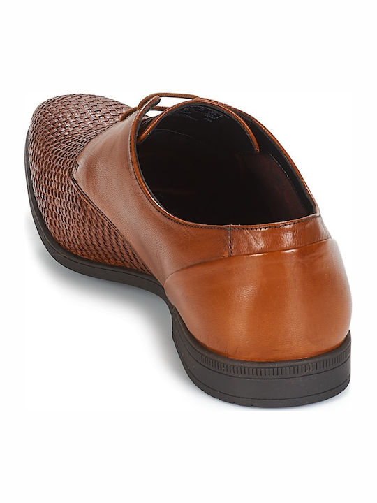 Bampton Weave Men's Leather Dress Shoes Brown