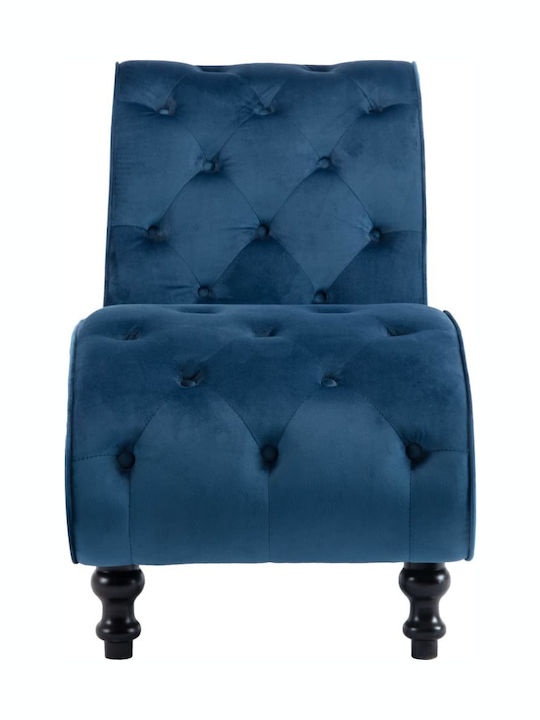 Recliner Chesterfield Catifea Albastru L145xW52xH77buc