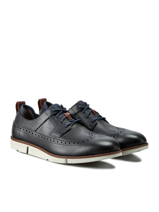 Trigen Limit Leder Herren Oxfords Blau