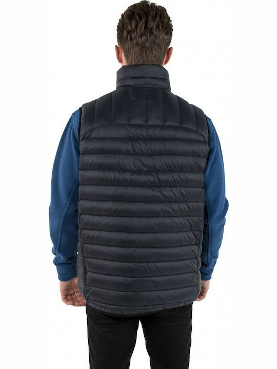 Trespass Hoppers Ärmellos Herren Jacke Puffer Schwarz