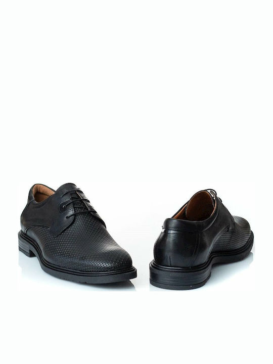 Damiani 306 Δερμάτινα Ανδρικά Casual Παπούτσια Μαύρα