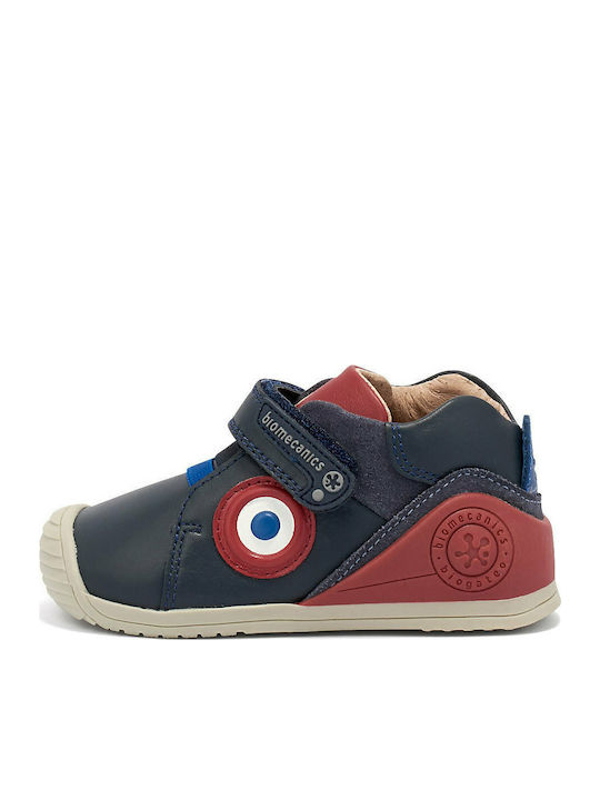 Biomecanics Kids Leather Anatomic Boots with Lace Navy Blue