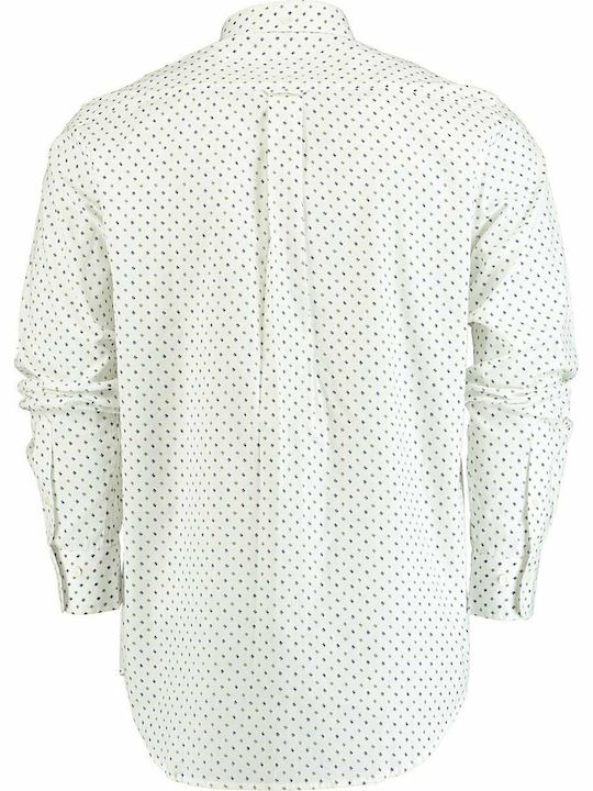 Gant Men's Shirt Long Sleeve Cotton Beige