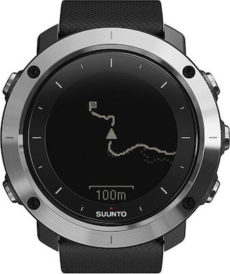 Suunto Traverse Неръждаема стомана 50мм Водоустойчив Смартчасовник (Черен)