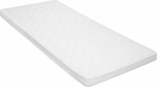 vidaXL Ανώστρωμα Μονό Foam με Αποσπώμενο Κάλυμμα 80x200x6εκ.