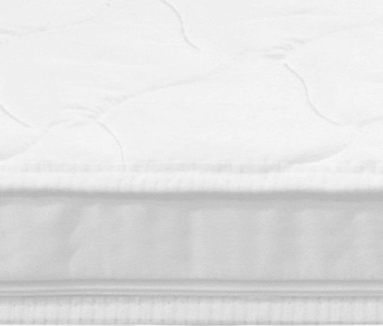 vidaXL Mattress Topper King Size Foam with Removable Cover 180x200x6cm