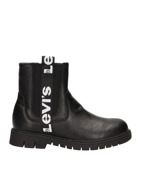 Nashville Kids Boots with Zipper Black