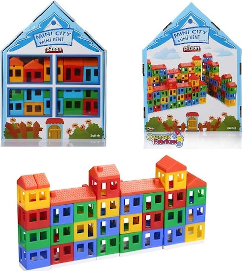 Pilsan Mini Kent City Building Blocks for 2+ Years 40 Pieces