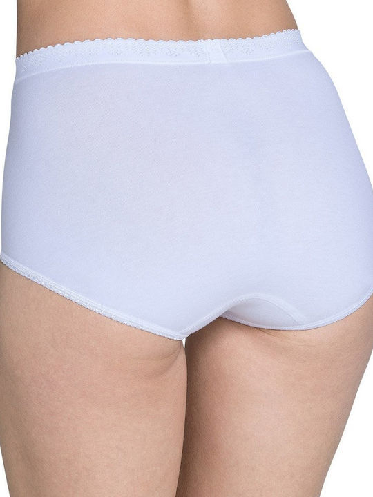 Control Maxi Talie înaltă Femeie Boxer Alb