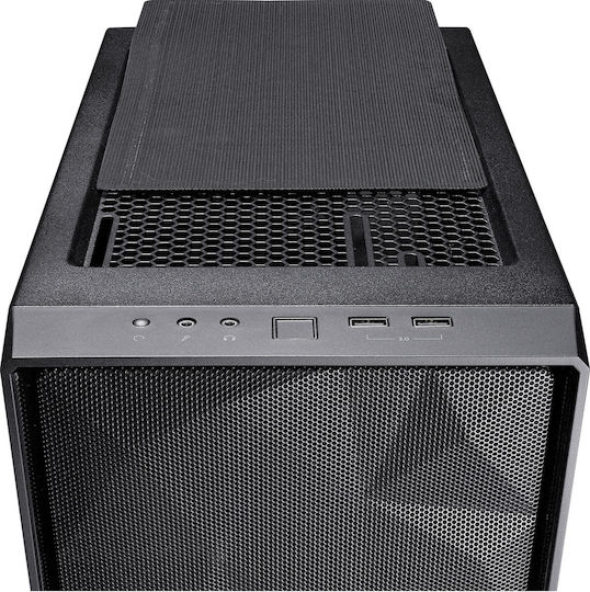 Fractal Design Meshify C Dark Tempered Glass Gaming Midi Tower Computer Case with Side Window Black