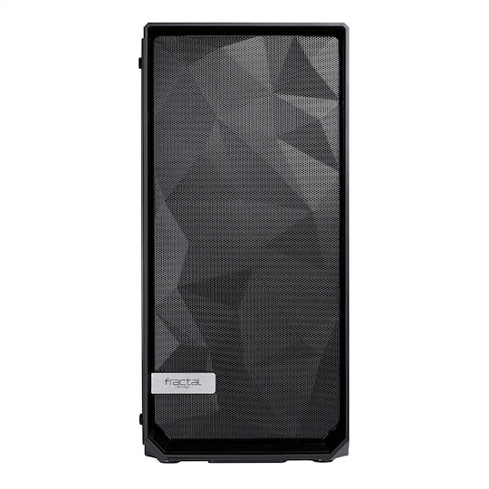 Fractal Design Meshify C Dark Tempered Glass Gaming Midi Tower Computer Case with Side Window Black