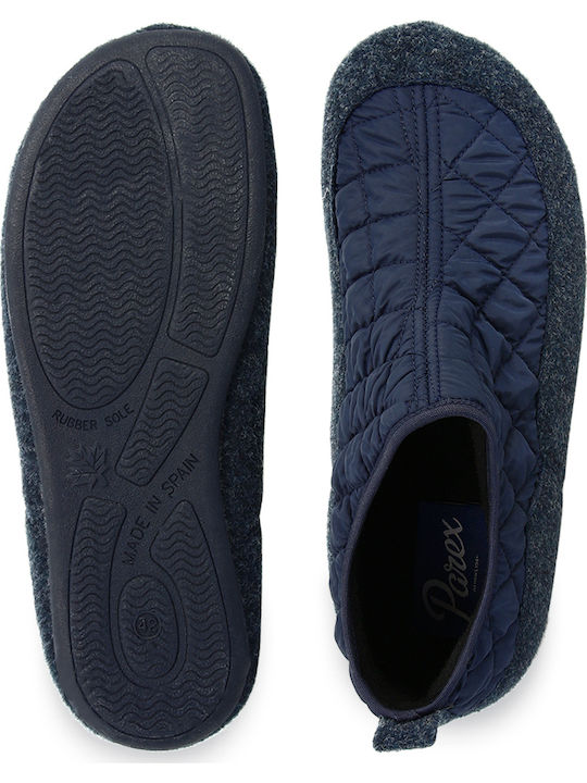 Heel Enclosed Men's Slipper Blue
