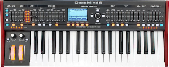 Behringer Synthesizer Deepmind 6 mit 37 Dynamisch Tasten Schwarz