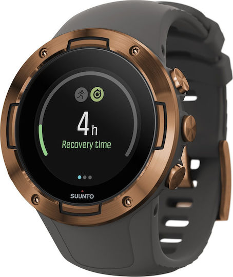Suunto 5 Неръждаема стомана 46мм Водоустойчив Смартчасовник с Пулсомер (Graphite Copper)