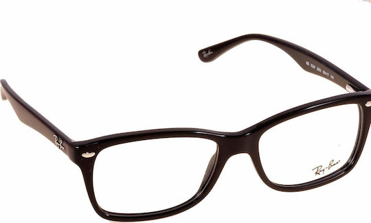 Ray Ban Kunststoff Brillenrahmen Schwarz RB5228 2000
