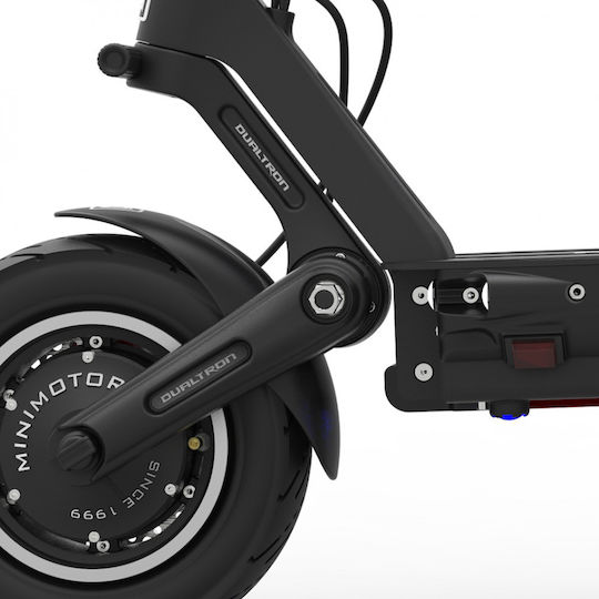 Minimotors Dualtron Thunder 15434 Elektroroller für Kinder mit 80km/h Max Geschwindigkeit und 120km Reichweite in Schwarz Farbe