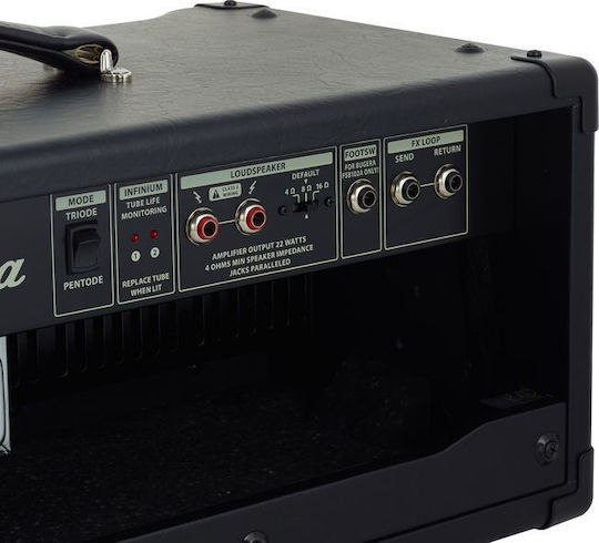 Bugera V22HD Infinium Κεφαλή Ηλεκτρικής Κιθάρας 22W Μαύρη