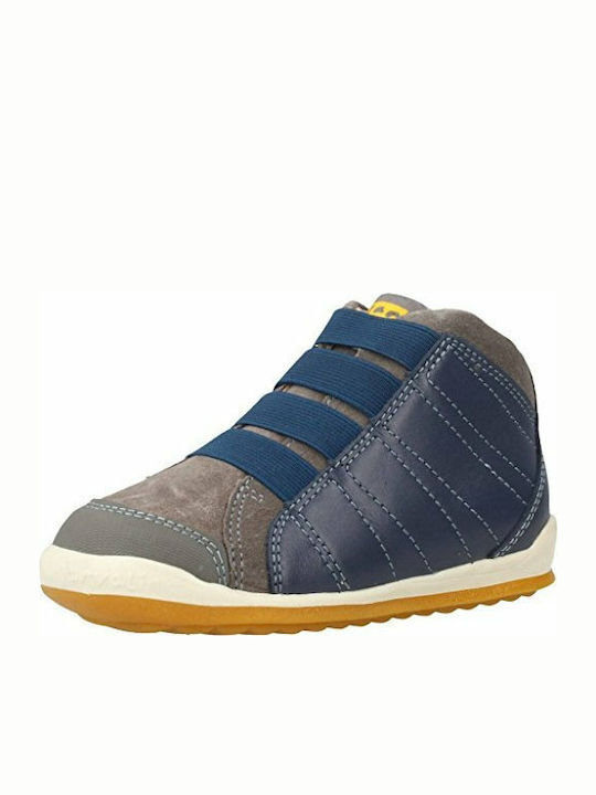 Garvalin Kids Suede Boots Navy Blue