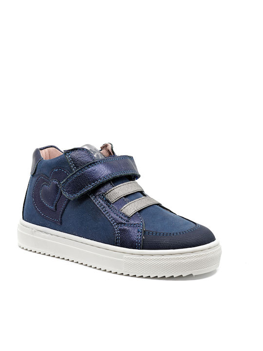 Garvalin Kinder-Sneaker Hoch Anatomisch Blau