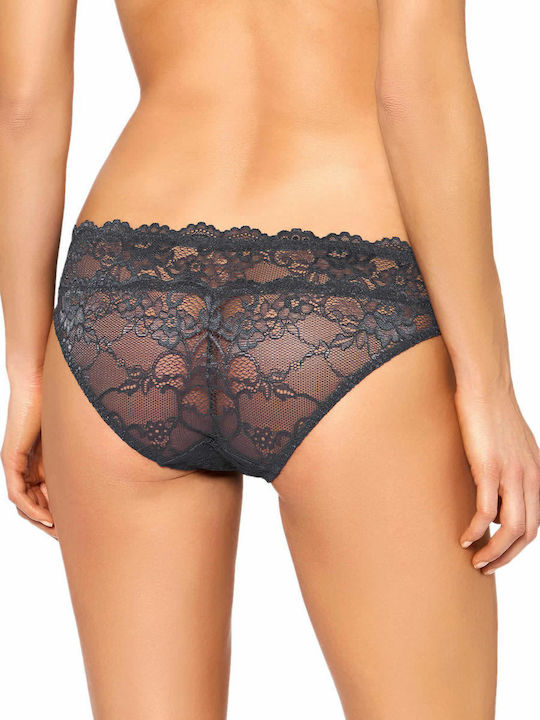 Triumph Tempting Lace Tai Damen Slip mit Spitze Gray