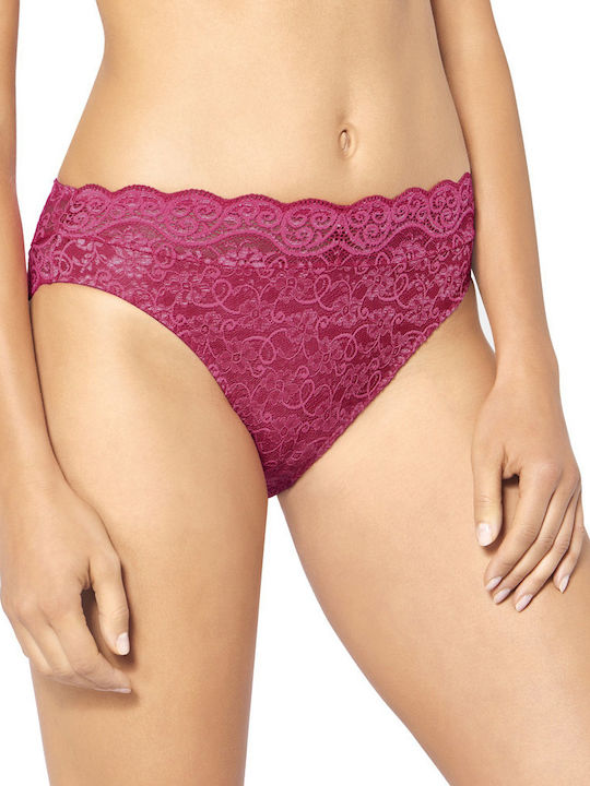 Triumph Amourette 300 Magic Wire Tai Women's Slip with Lace Fuchsia