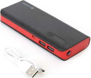 Platinet PMPB80BR Външна Батерия 8000mAh с 2 USB-A Изходни Порта Червен