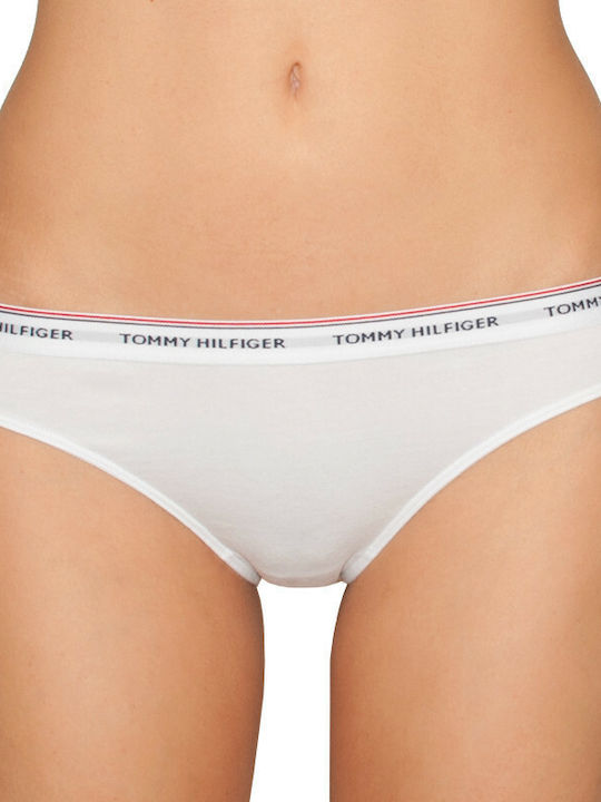 Tommy Hilfiger Γυναικεία Slip 3Pack Tango Red/White/Navy Blazer